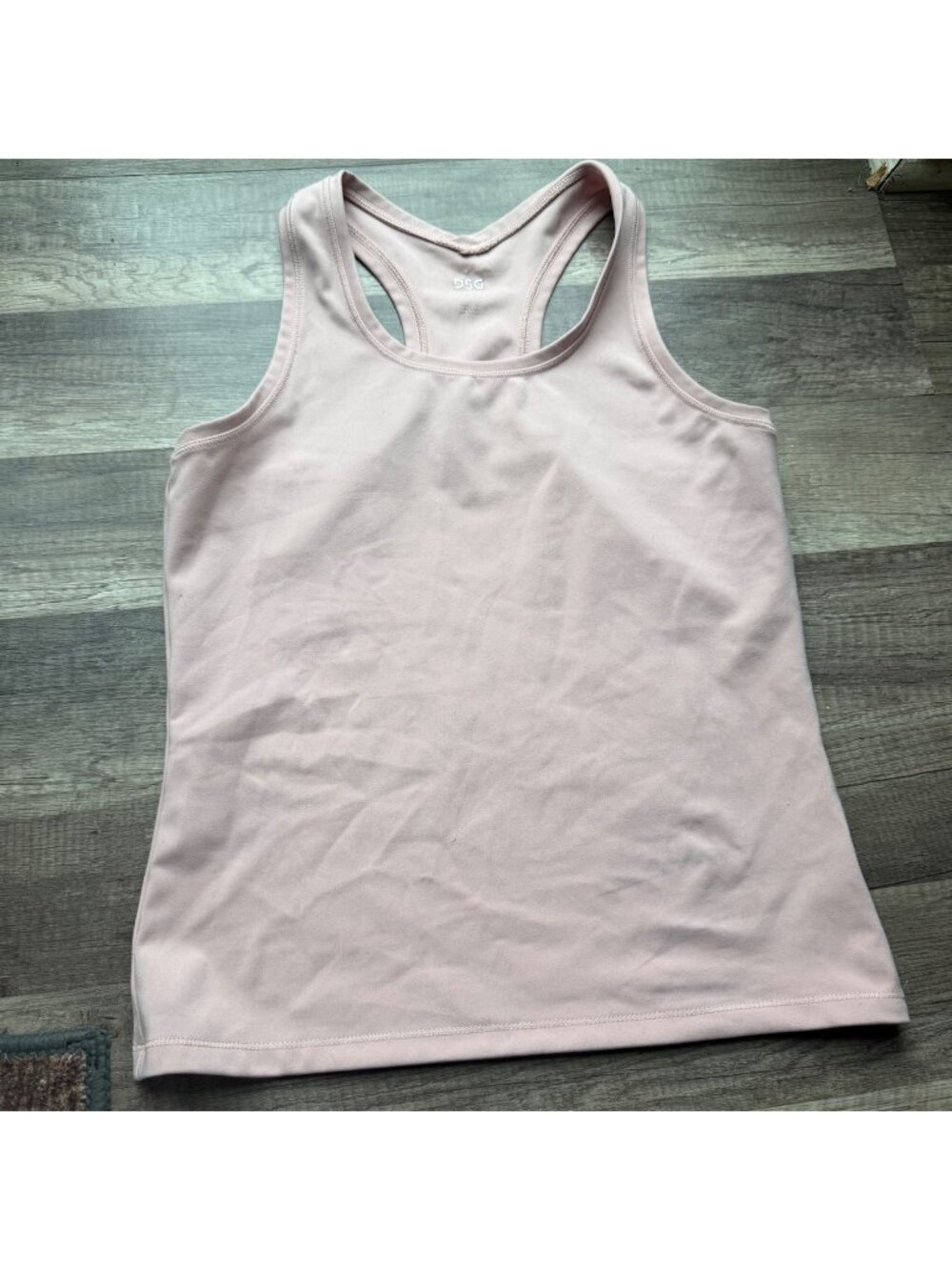 DSG Womens Pink Racerback Tank Top Small Soft Stretchy Athletic Shirt